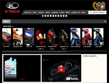 Tablet Screenshot of kymco.com.ph