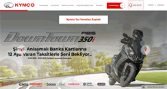 Desktop Screenshot of kymco.com.tr