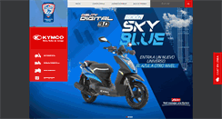 Desktop Screenshot of kymco.com.co