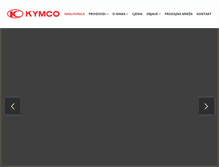 Tablet Screenshot of kymco.hr