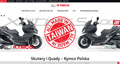 Desktop Screenshot of kymco.pl